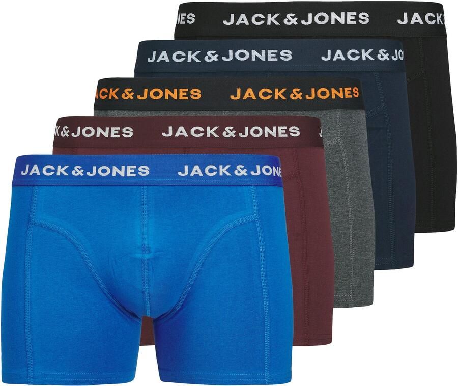 Jack & Jones Trunk JACBLACK – Vormvaste boxershorts met elastische band (set 5 stuks) - Foto 10