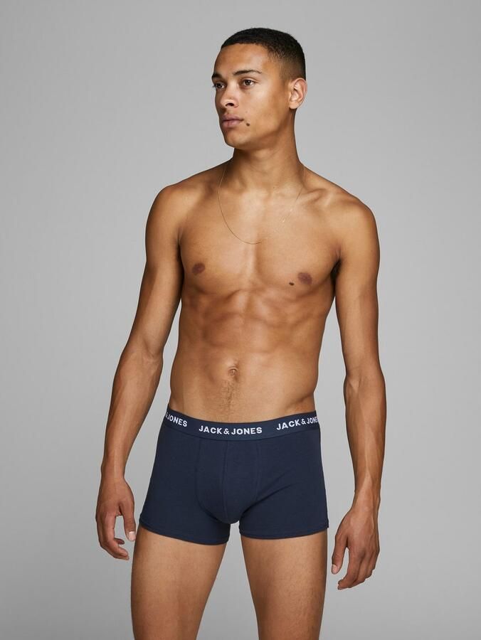 Jack & Jones Trunk JACBLACK – Vormvaste boxershorts met elastische band (set 5 stuks) - Foto 4