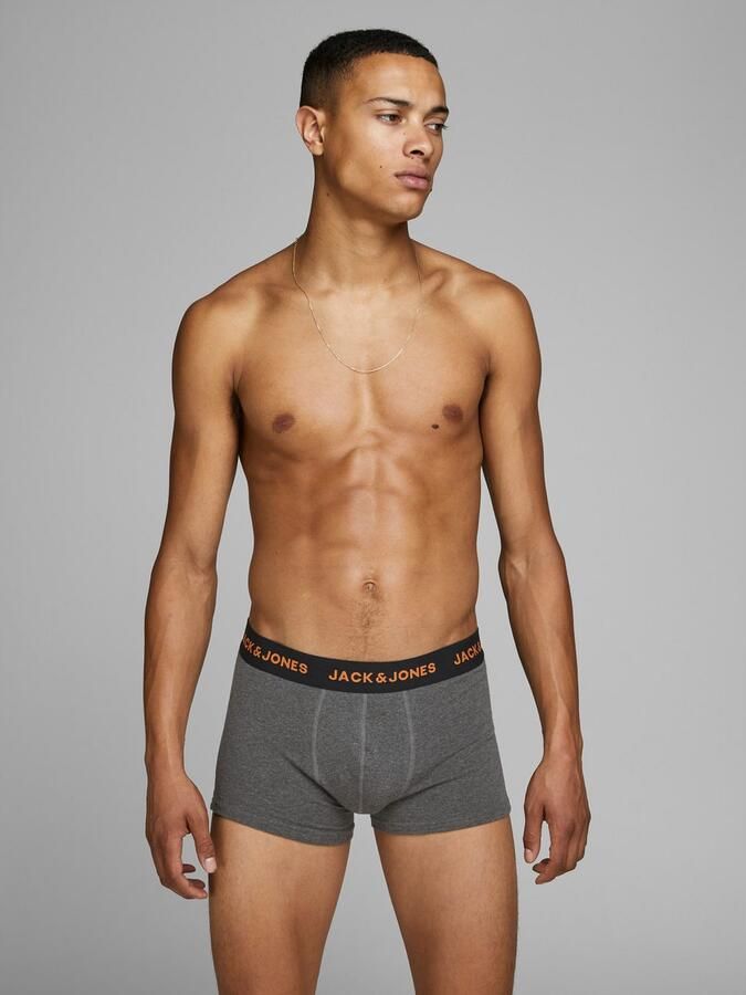 Jack & Jones Trunk JACBLACK – Vormvaste boxershorts met elastische band (set 5 stuks) - Foto 7