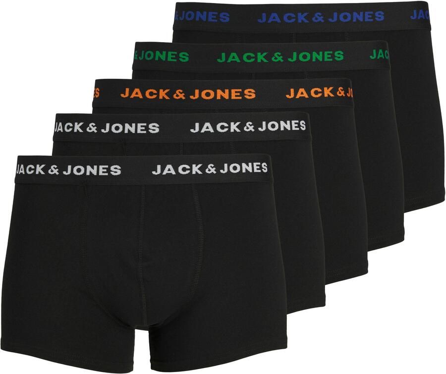 Jack & Jones Trunk JACBLACK – Vormvaste boxershorts met elastische band (set 5 stuks) - Foto 7