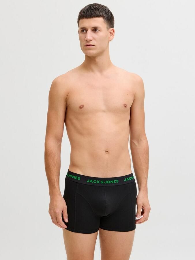Jack & Jones Trunk JACBLACK – Vormvaste boxershorts met elastische band (set 5 stuks) - Foto 3