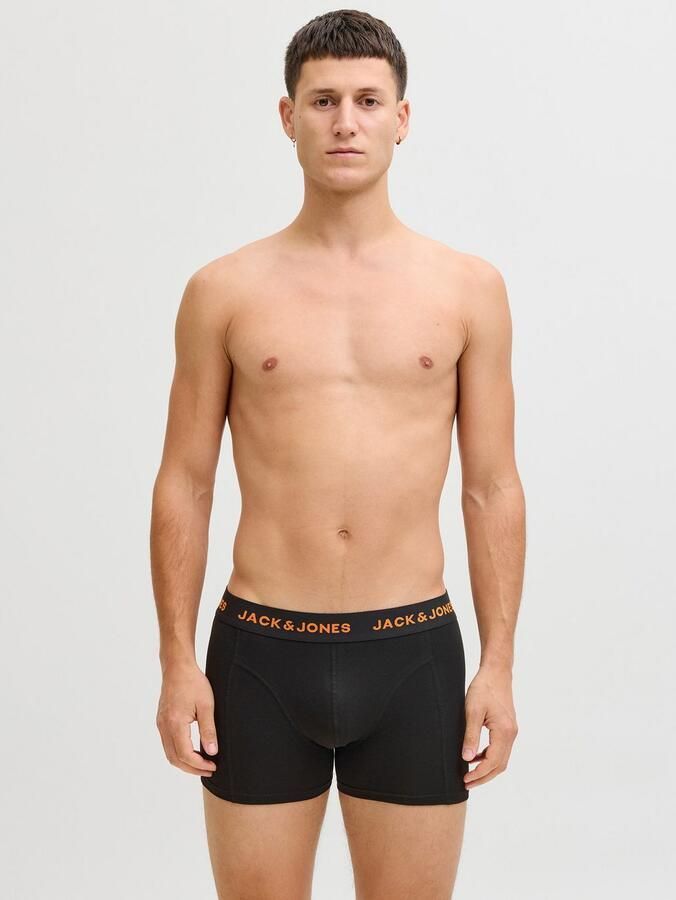Jack & Jones Trunk JACBLACK – Vormvaste boxershorts met elastische band (set 5 stuks) - Foto 4