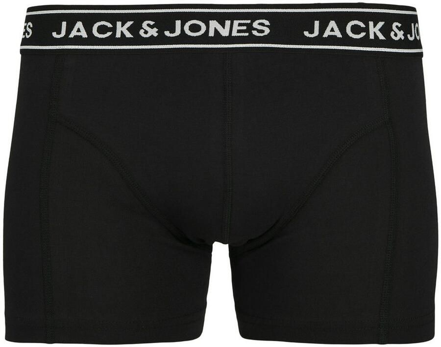 Jack & Jones Trunk JACCRISP in 6-pack met logoband en stretchcomfort effen met kleuraccent modieus nauwsluitend katoenmix (set 6 stuks)