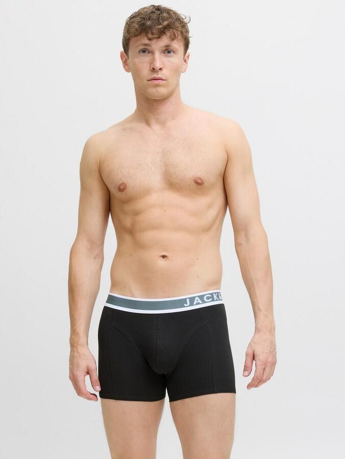 Jack & Jones Trunk JACEASTON SOLID TRUNKS 3 PACK SN (set 3 stuks) - Foto 5