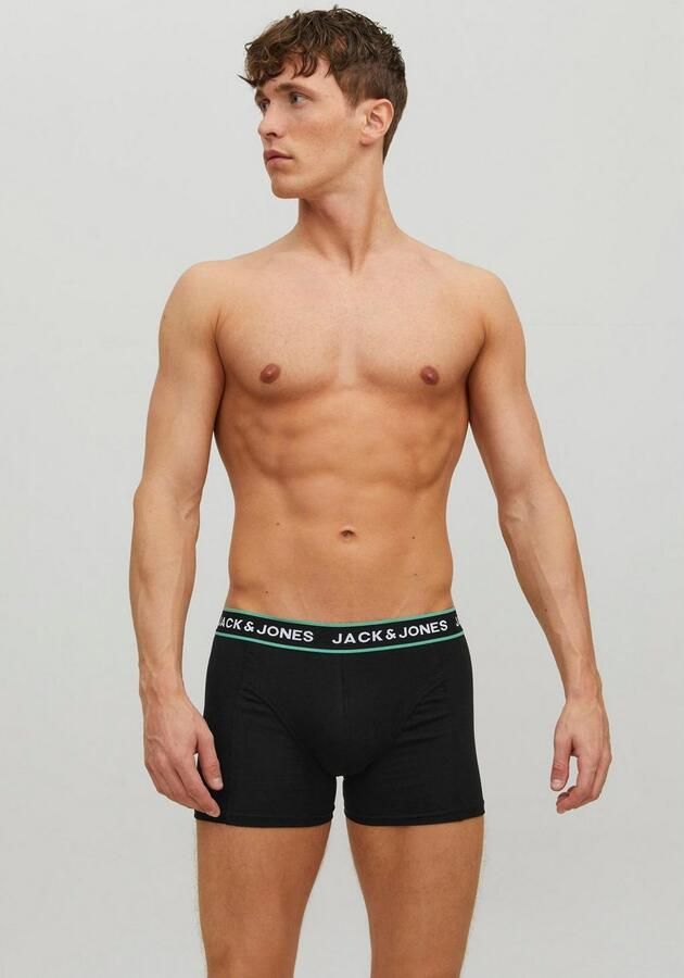 Jack & Jones Trunk JACFLOWER met bloemenprint en elastische band bedrukt modieus nauwsluitend katoenmix boorden (set 3 stuks) - Foto 5