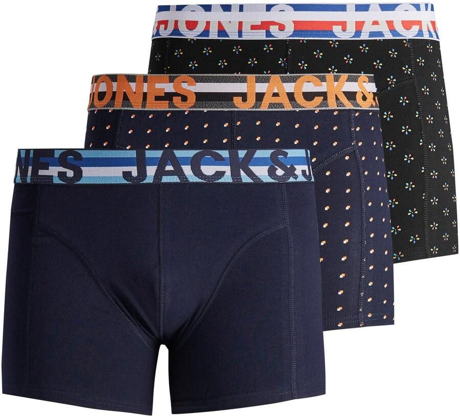 Jack & jones Boxershort met stretch in een set van 3 stuks model 'Henrik' - Foto 7