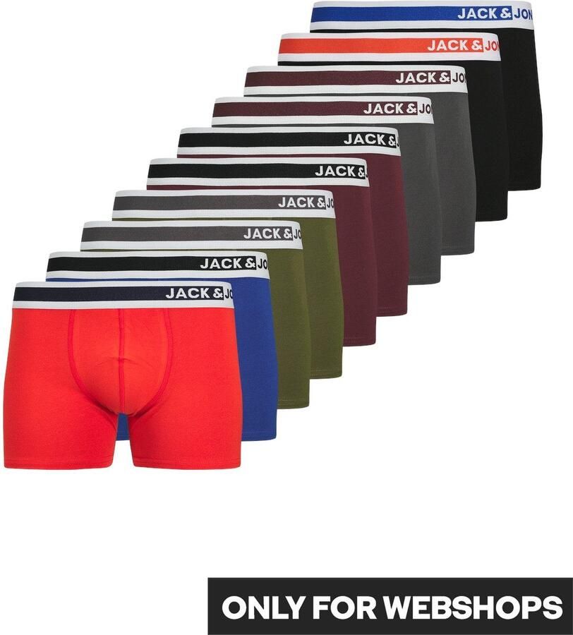 Jack & Jones Trunk JACJIMMY SOLID TRUNKS 10 PACK (set 10 stuks) - Foto 4