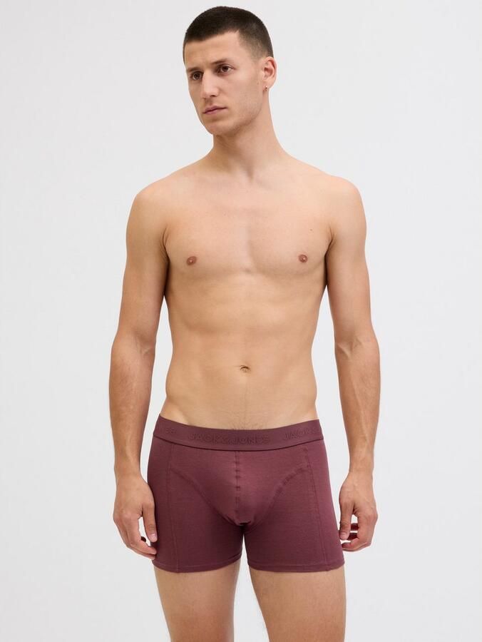 Jack & jones Boxershort met label in band in een set van 3 stuks model 'JACORDINARY' - Foto 4