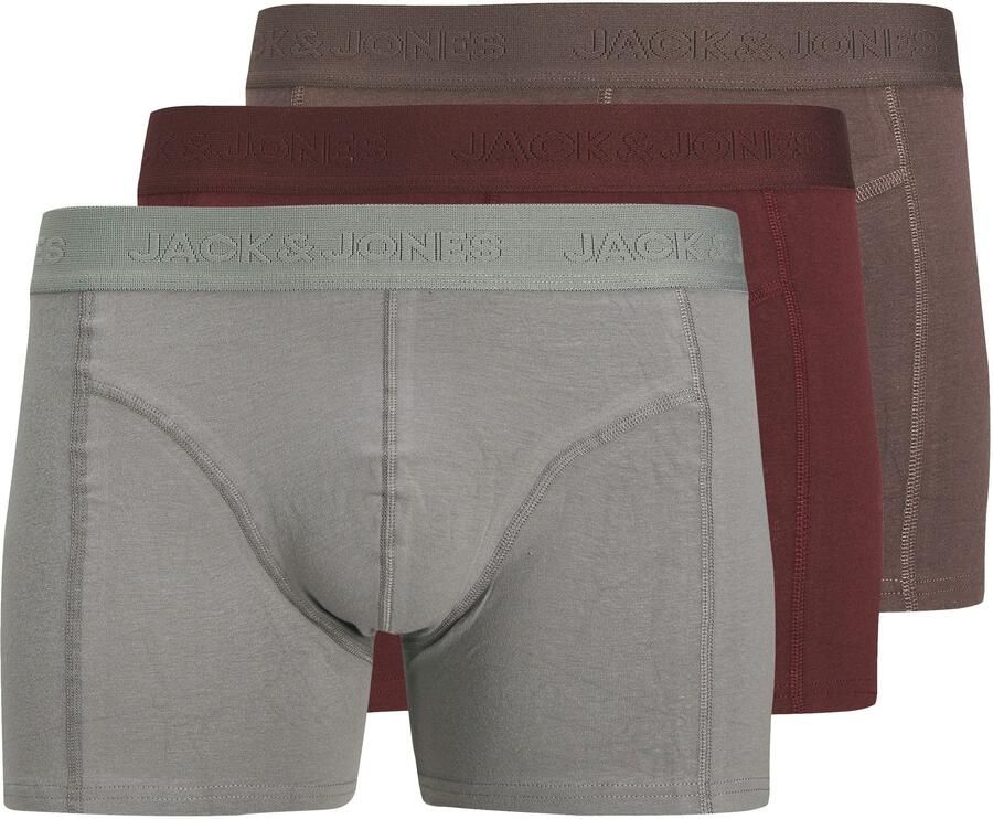 Jack & jones Boxershort met label in band in een set van 3 stuks model 'JACORDINARY' - Foto 7
