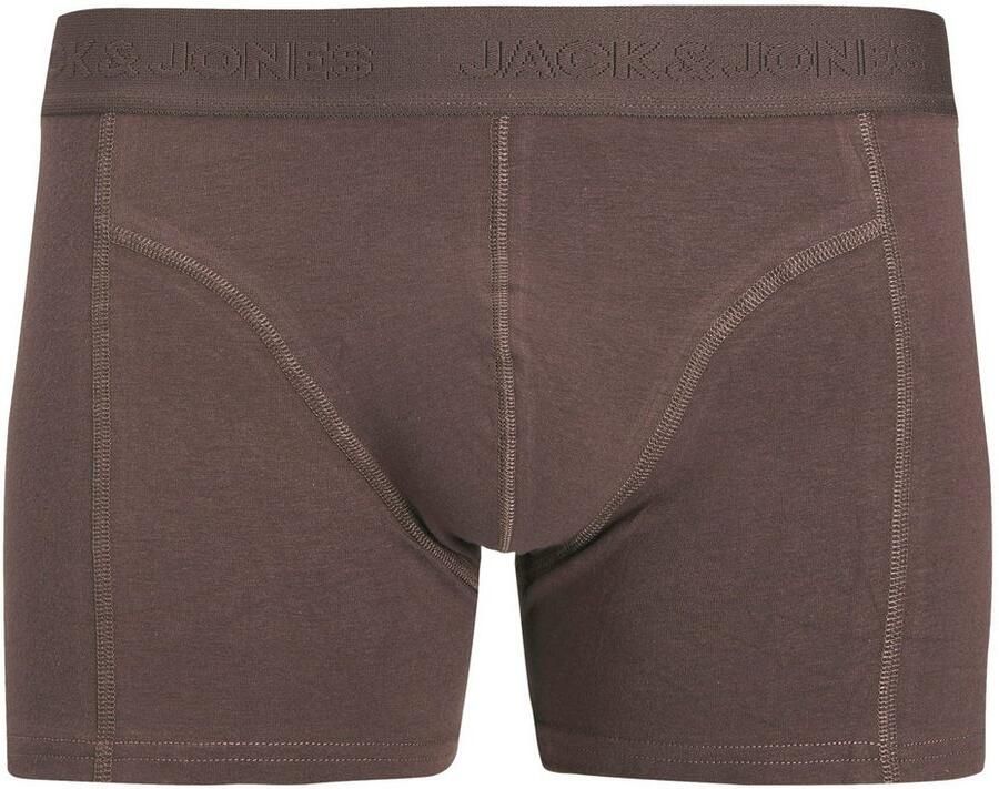 Jack & jones Boxershort met label in band in een set van 3 stuks model 'JACORDINARY'