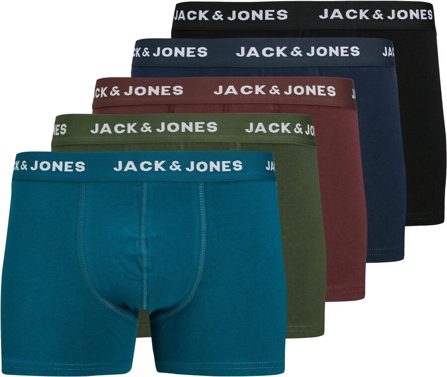 Jack & Jones Trunk JACTEO – Elastische boxershorts met stretch en band (set 5 stuks) - Foto 7