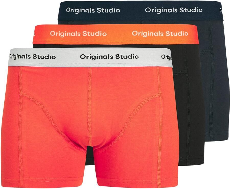 Jack & jones Boxershort met elastische band met label in een set van 3 stuks model 'VESTERBRO' - Foto 6