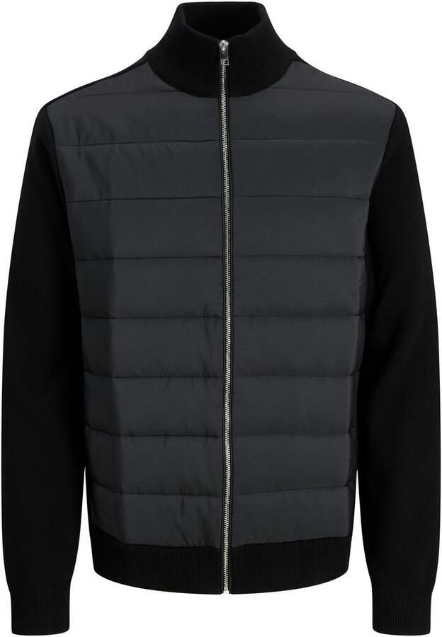 Jack & jones Gebreid jack met doorgestikte naden en opstaande kraag - Foto 8