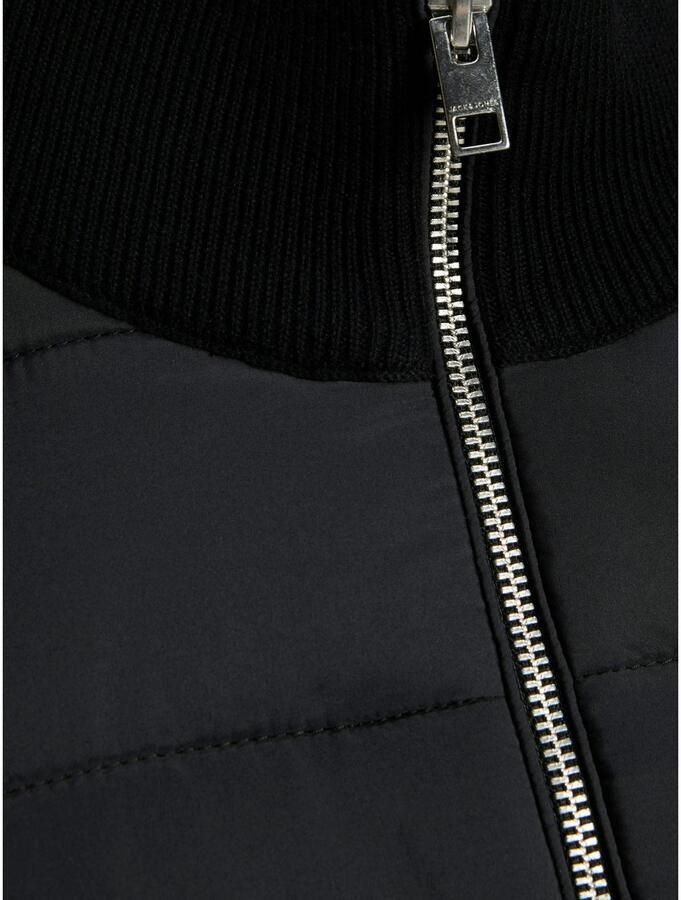 Jack & jones Gebreid jack met doorgestikte naden en opstaande kraag - Foto 2