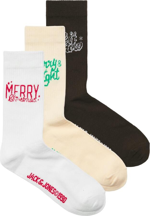Jack & Jones Vrijetijdssokken JACMERRY TENNIS SOCKS 3 PACK (set 3 paar) - Foto 4