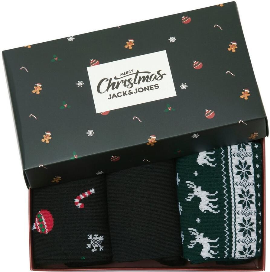 Jack & Jones Vrijetijdssokken JACMISTLETOE SOCKS GIFTBOX