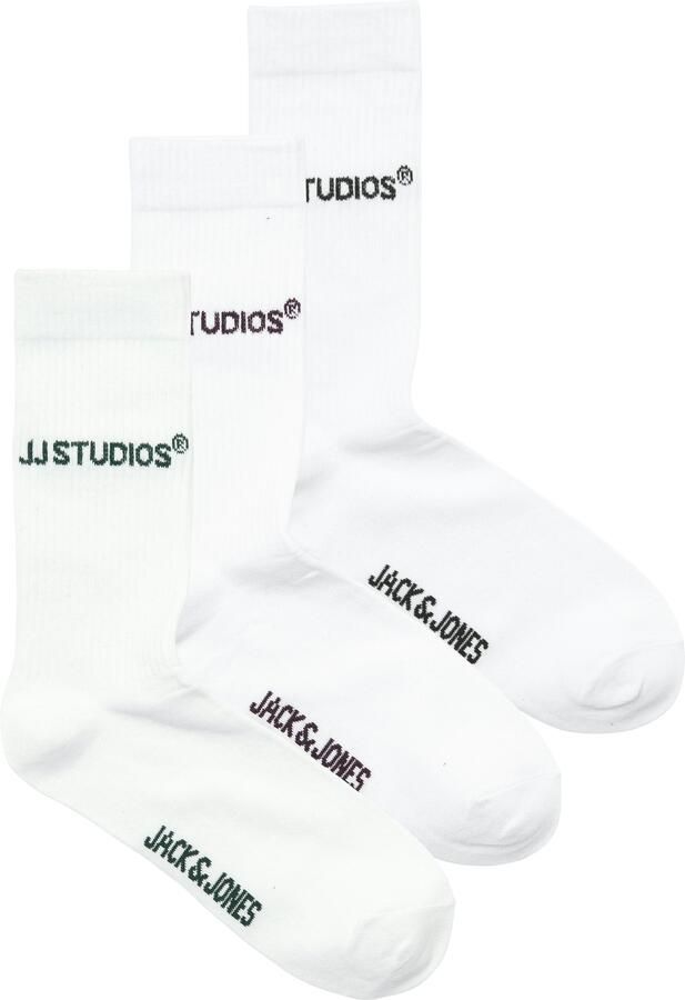Jack & Jones Vrijetijdssokken JACSOHO TENNIS SOCKS 3 PACK NOOS (set 3 paar) - Foto 3