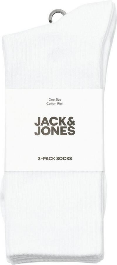 Jack & Jones Vrijetijdssokken JACSOHO TENNIS SOCKS 3 PACK NOOS (set 3 paar) - Foto 2