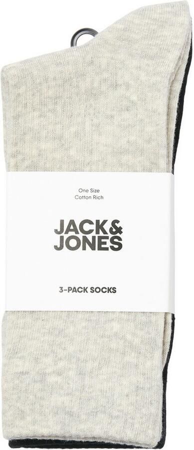 Jack & Jones Vrijetijdssokken JACSOHO TENNIS SOCKS 3 PACK NOOS (set 3 paar) - Foto 3