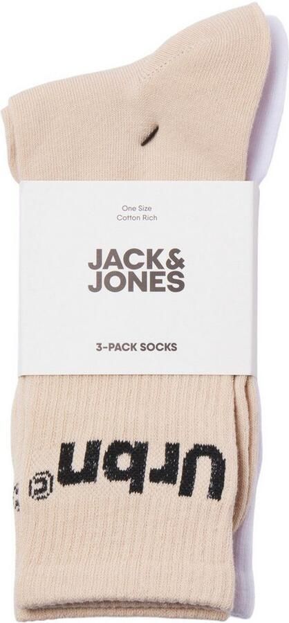 Jack & Jones Vrijetijdssokken JACURBN TENNIS SOCKS 3 PACK SN (set 3 paar) - Foto 3