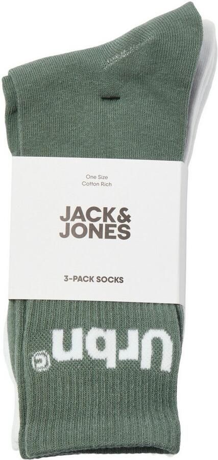 Jack & Jones Vrijetijdssokken JACURBN TENNIS SOCKS 3 PACK SN (set 3 paar) - Foto 3