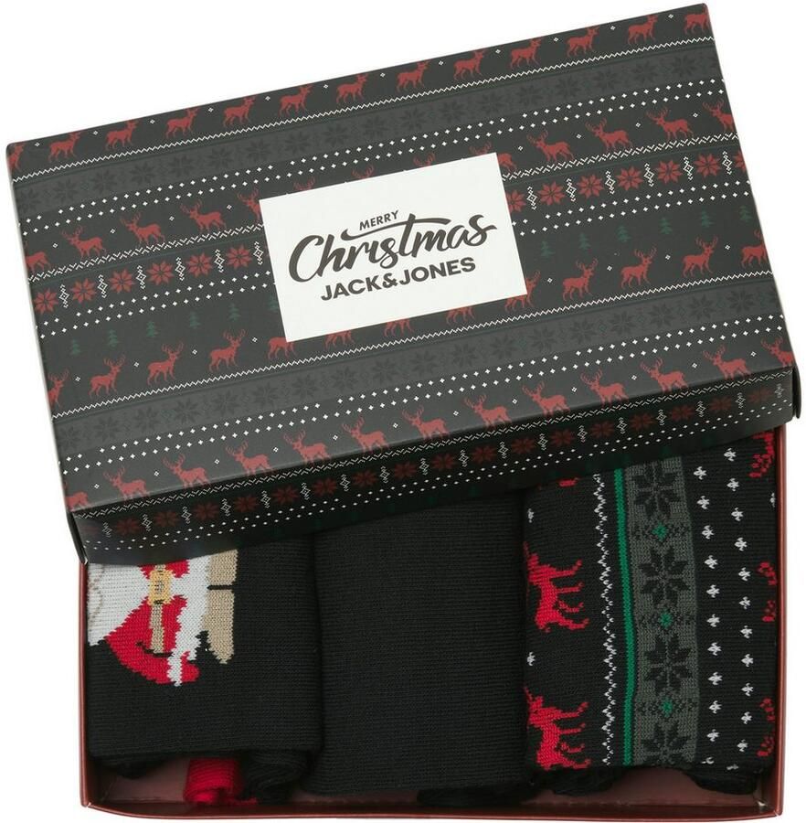 Jack & Jones Vrijetijdssokken JACXMAS REINDEER SOCKS GIFTBOX