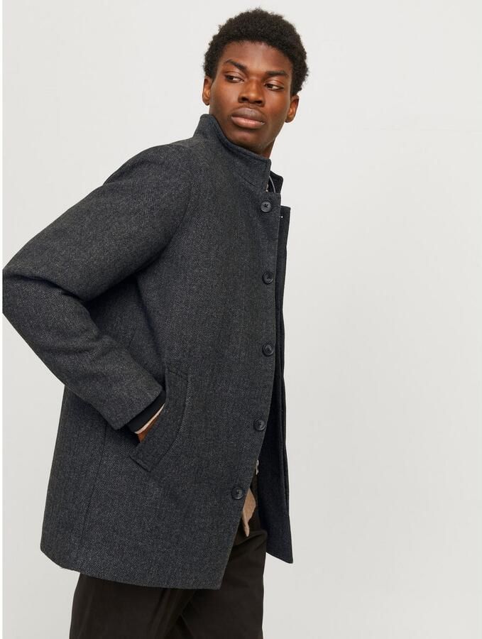JACK & JONES ESSENTIALS jas JJEHARRISON met wol grijs - Foto 5