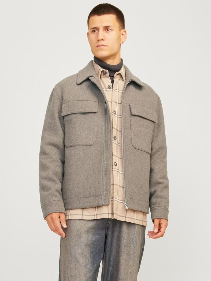 Jack & Jones Premium Regular fit overhemdjack met ritssluiting model 'BLURUSSEL' - Foto 7