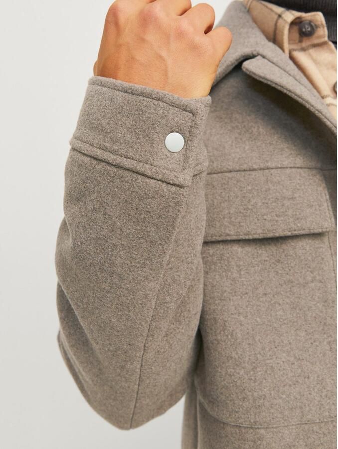 Jack & Jones Premium Regular fit overhemdjack met ritssluiting model 'BLURUSSEL' - Foto 4