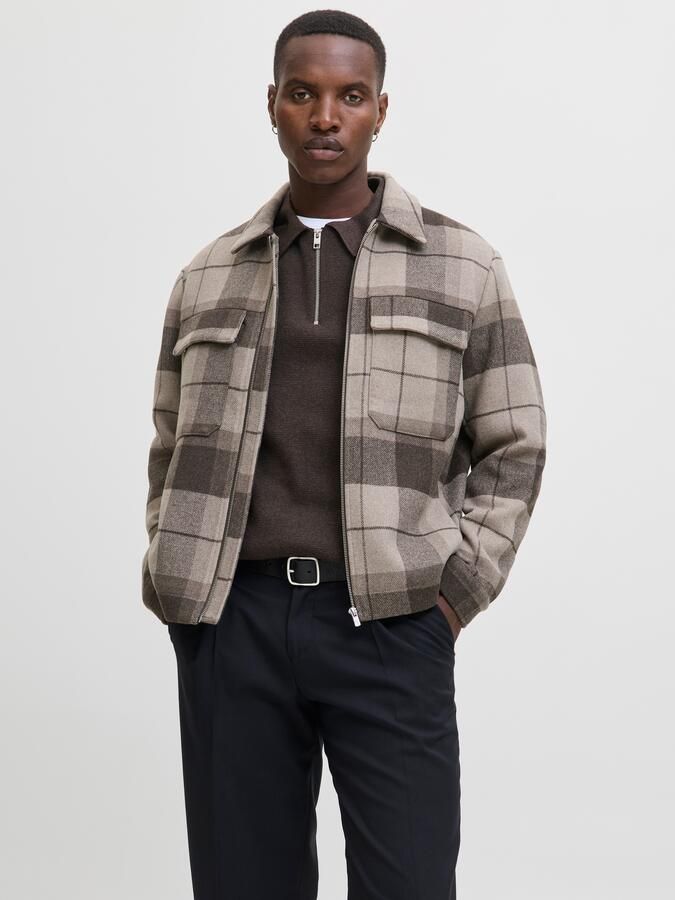 Jack & Jones Wollen jack JPRCCRUSSEL WOOL BLEND JACKET SN