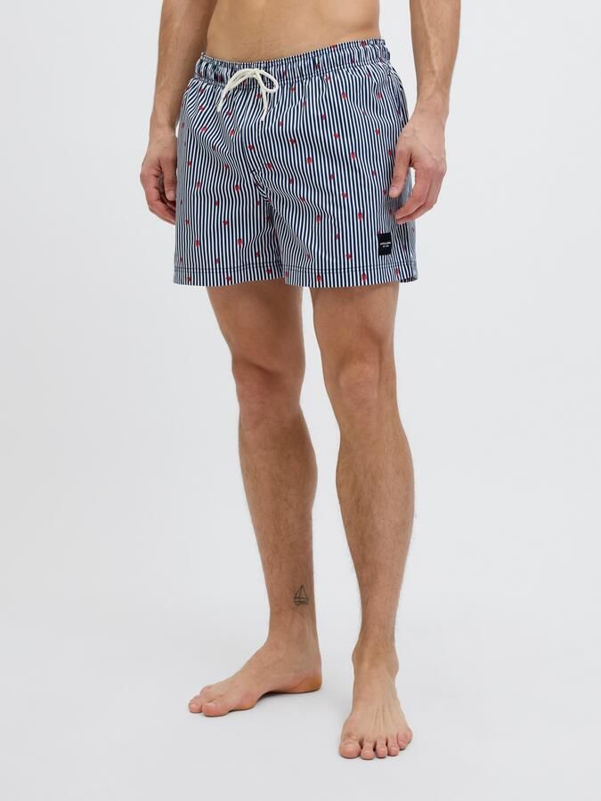 Jack & jones Regular fit korte zwembroek met labelpatch model 'STMAUI' - Foto 6