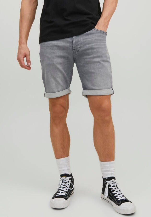 JACK & JONES JEANS INTELLIGENCE regular fit short JJIRICK JJICON grey denim