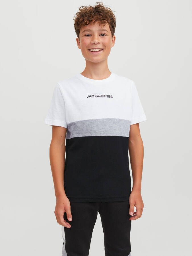Jack & Jones Junior Shirt met korte mouwen JJEREID BLOCKING TEE SS SN JNR