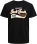 Jack & jones JUNIOR T-shirt JJELOGO van biologisch katoen zwart Jongens Katoen (biologisch) Ronde hals 164 - Thumbnail 2