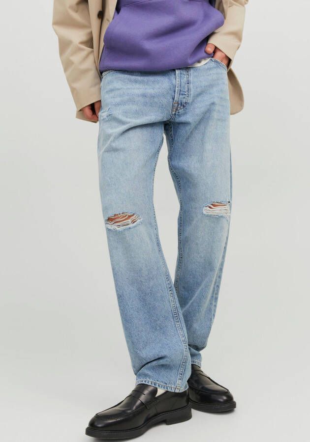 JACK & JONES JEANS INTELLIGENCE relaxed jeans JJICHRIS blue denim