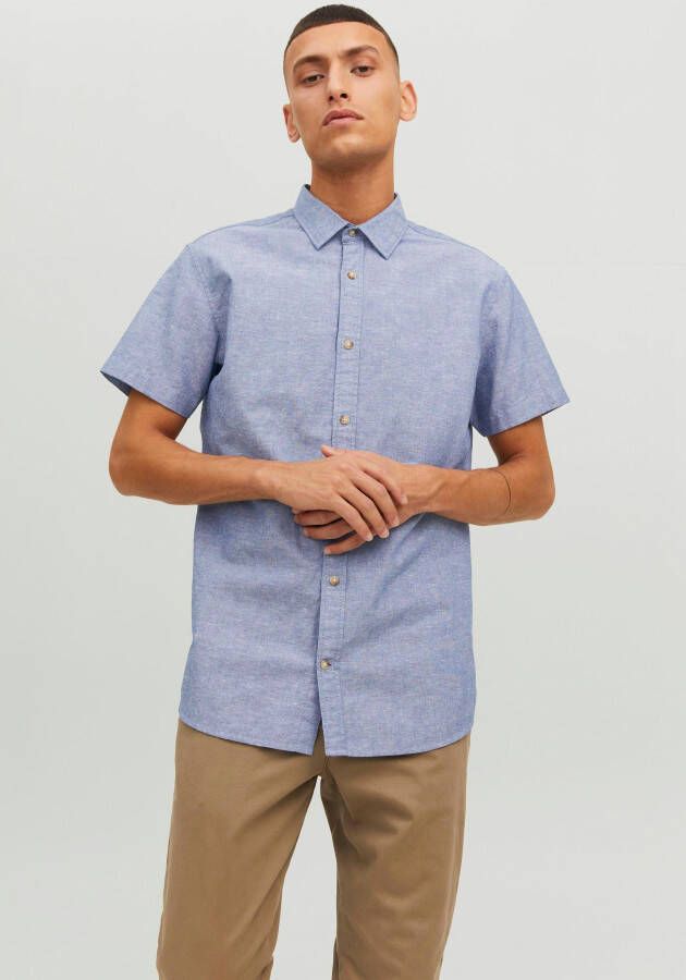 Jack & Jones Overhemd met korte mouwen JJESUMMER SHIRT S S S23 SN