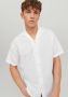 Jack & Jones Premium Vrijetijdsoverhemd met linnen en streepmotief model 'SUMMER' - Thumbnail 1