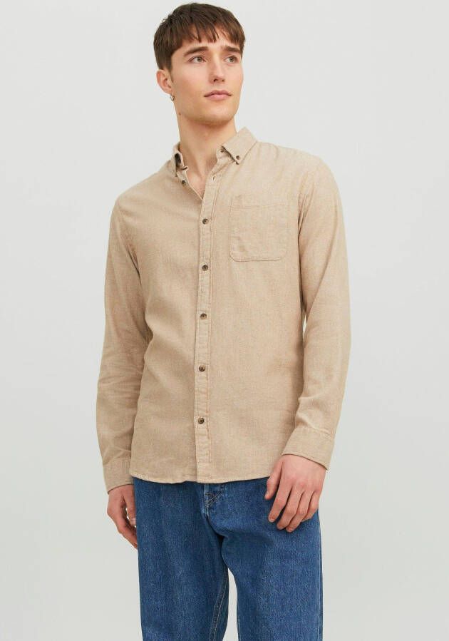 Jack & jones Regular fit vrijetijdsoverhemd met button-downkraag model 'CLASSIC