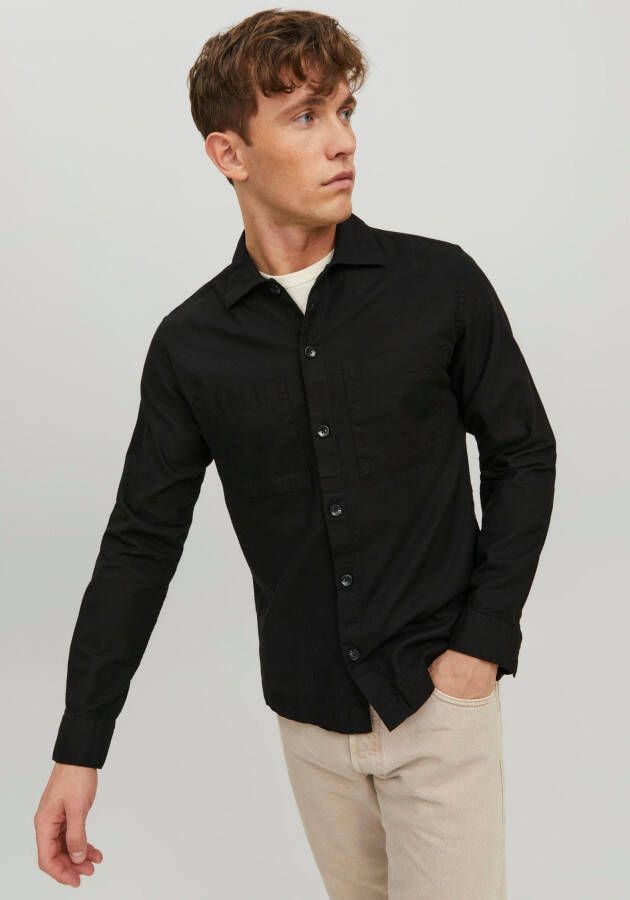 Jack & jones Hoogwaardig overhemd voor dagelijks gebruik Black Heren