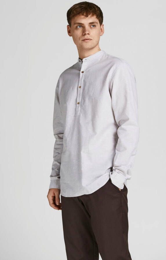 Jack & Jones Overhemd met lange mouwen SUMMER HALF PLACKET SHIRT
