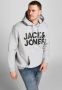 JACK & JONES PLUS SIZE hoodie JJECORP Plus Size met logo light grey melange - Thumbnail 2