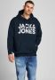 JACK & JONES PLUS SIZE hoodie JJECORP Plus Size met logo navy blazer - Thumbnail 2