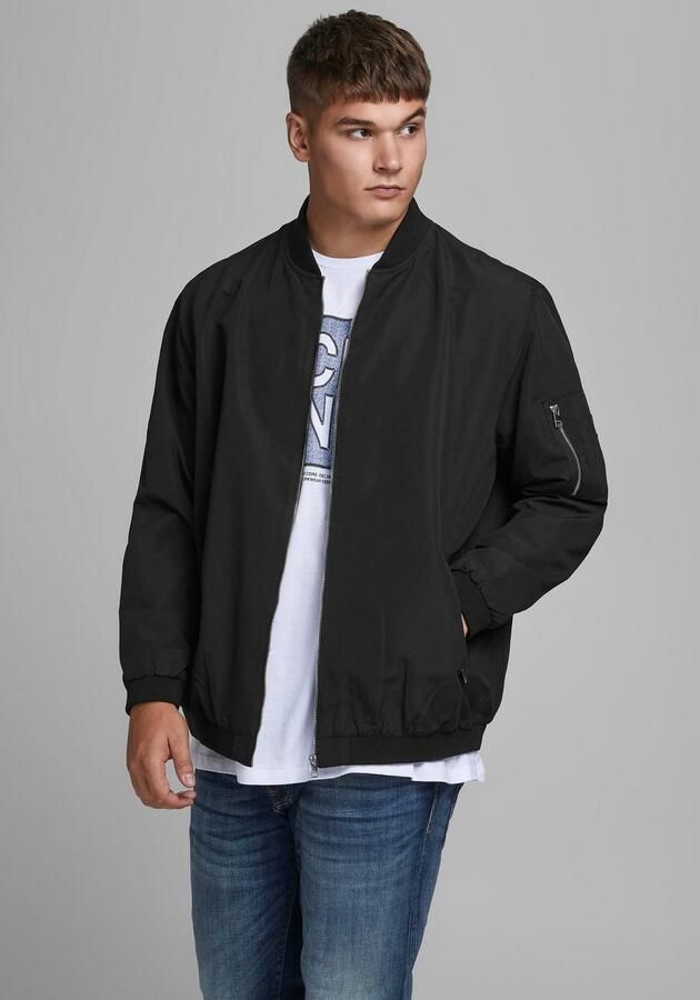 Jack & Jones Plus SIZE bomberjack met opstaande kraag model 'ERUSH' - Foto 7
