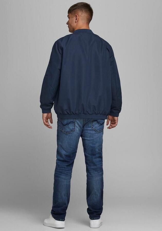 Jack & Jones Plus SIZE bomberjack met opstaande kraag model 'ERUSH' - Foto 3