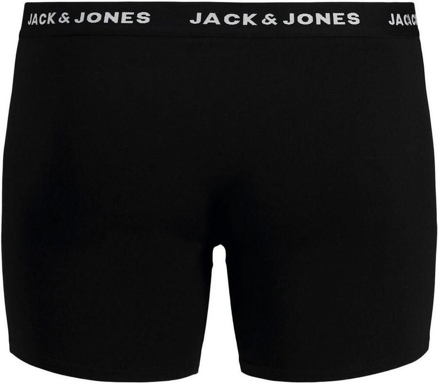 Jack & Jones PlusSize Boxershort JACHUEY met licht comfort in 5-pack effen casual regular fit katoenmix (5 stuks Set van 5)