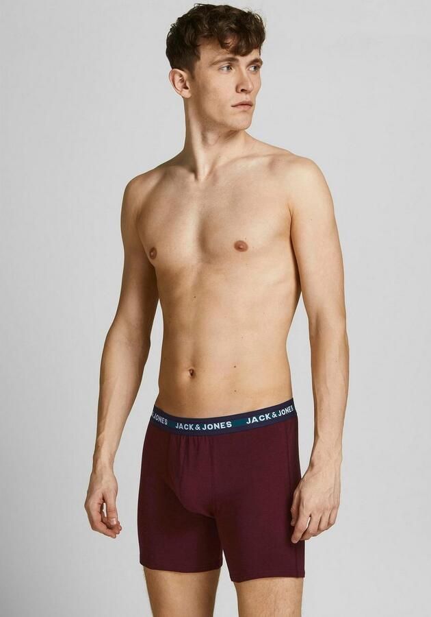 Jack & Jones PlusSize Boxershort JACOLIVER met elastische band en stretch (set 5 stuks) - Foto 4