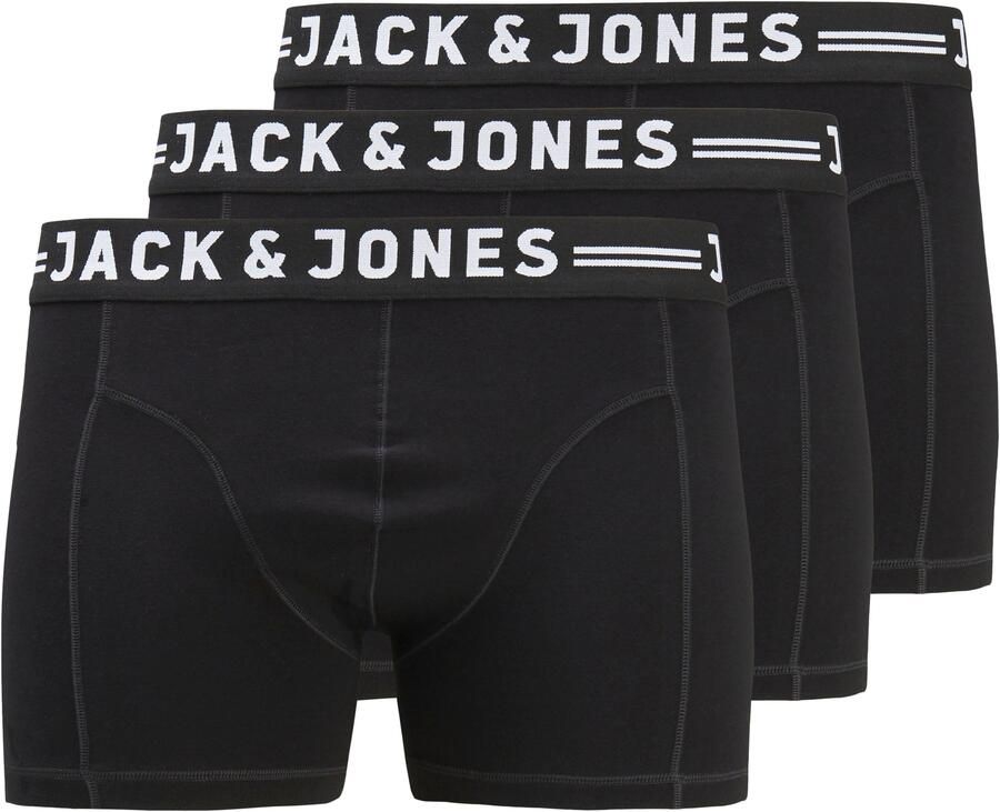 Jack & Jones Plus SIZE boxershort met logo in band in een set van 3 stuks model 'SENSE' - Foto 2