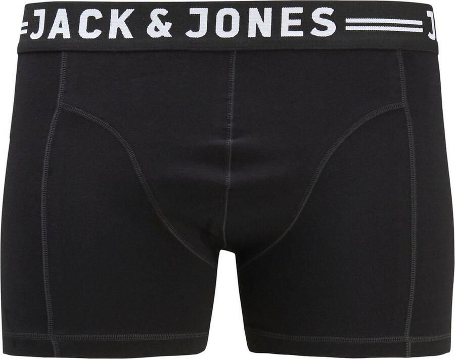 Jack & Jones Plus SIZE boxershort met logo in band in een set van 3 stuks model 'SENSE'
