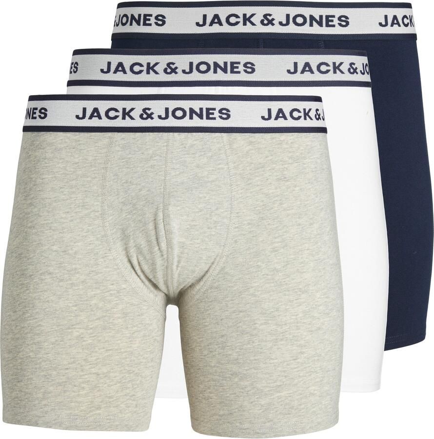 Jack & Jones PlusSize Boxershort JACSOLID BOXER BRIEFS 3 PACK PLS NOOS (set 3 stuks) - Foto 4