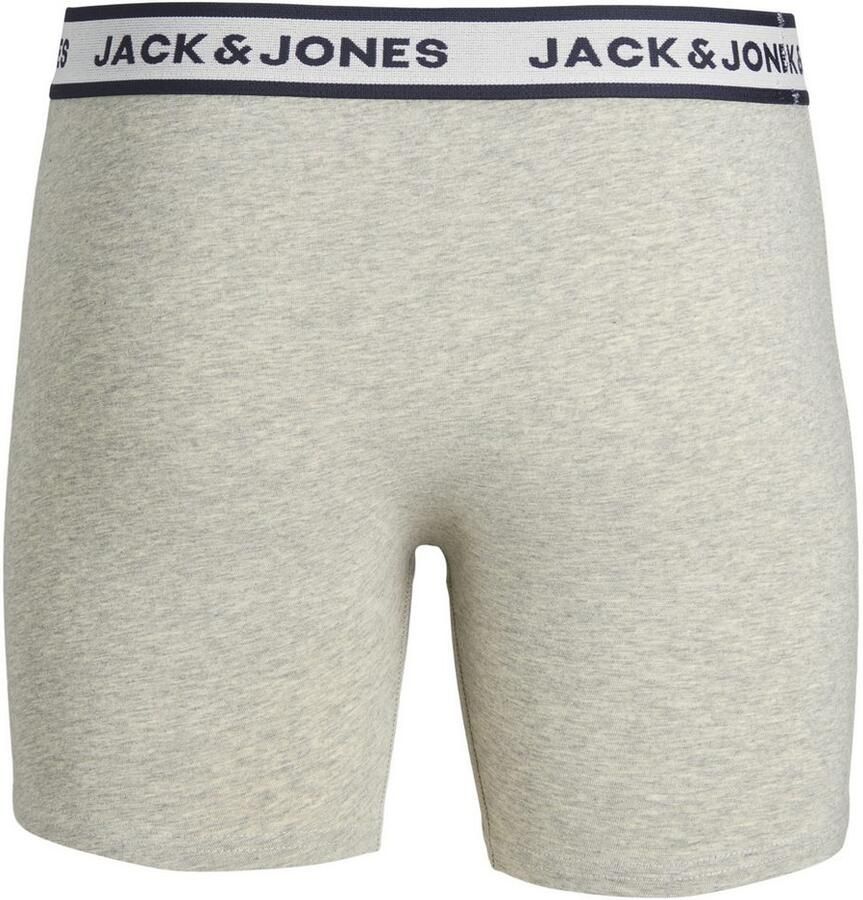 Jack & Jones PlusSize Boxershort JACSOLID BOXER BRIEFS 3 PACK PLS NOOS (set 3 stuks)